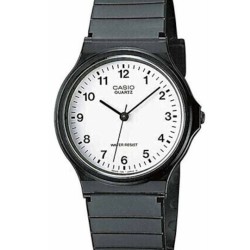 Casio Ψηφιακό  Ρολόι 34mm Μπαταρίας με Μαύρο Καουτσούκ Λουράκι