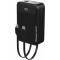 POWERTECH power bank PT-1504 με καλώδια & οθόνη, 20000mah, 22.5W, μαύρο