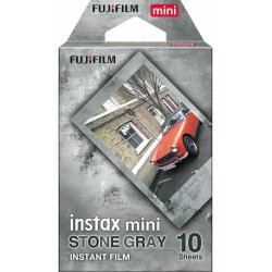 Fujifilm Color Instax Mini Instant Φιλμ (10 Exposures) Stone Grey