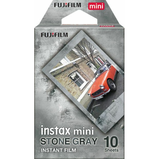 Fujifilm Color Instax Mini Instant Φιλμ (10 Exposures) Stone Grey
