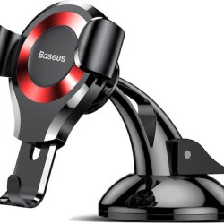 Baseus Osculum Βάση Κινητού Αυτοκινήτου 6.3" - 8.8" με Ρυθμιζόμενα Άγκιστρα Red/Black