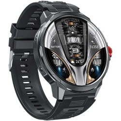 WK WH-07 Smartwatch με Παλμογράφο (Μαύρο)
