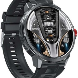 WK WH-07 Smartwatch με Παλμογράφο (Μαύρο)
