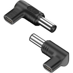 POWERTECH αντάπτορας τροφοδοσίας YX-07, USB-C σε HP 7.4x5mm, μαύρο