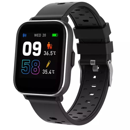 Denver SW-165 Smartwatch με Παλμογράφο (Μαύρο)