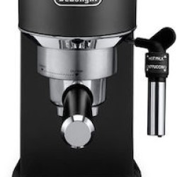 DeLonghi Dedica Pump  Αυτόματη Μηχανή Espresso 1300W Πίεσης 15bar Μαύρη