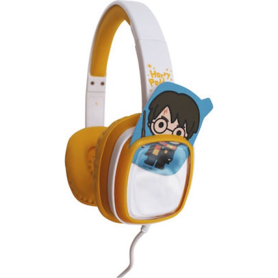 Lazerbuilt Harry Potter Flip 'N Switch Ενσύρματα On Ear Παιδικά Ακουστικά Καφέ