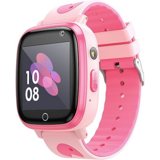 Hoco Y100 Smartwatch με SIM (Ροζ)