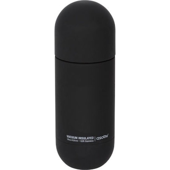Asobu bottle Μπουκάλι Θερμός Μαύρο 420ml