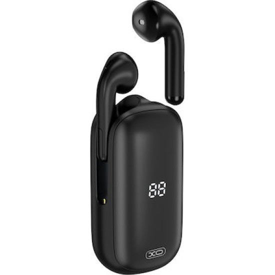 XO X6 Earbud Bluetooth Handsfree Ακουστικά με Θήκη Φόρτισης Μαύρα