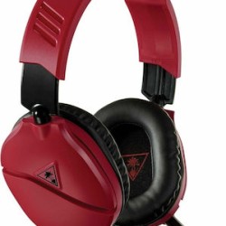 Turtle Beach Recon 70 Over Ear Gaming Headset με σύνδεση 3.5mm Midnight Red