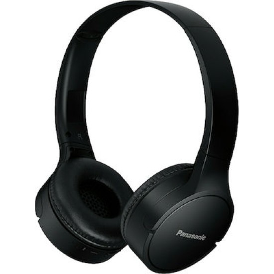 Panasonic RB-HF420BE Ασύρματα Bluetooth On Ear Ακουστικά με 50 ώρες Λειτουργίας Μαύρα