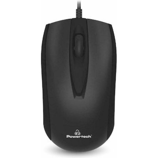 Powertech PT-968 Ενσύρματο Ποντίκι Μαύρο