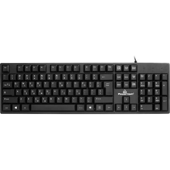 Powertech PT-1074 Πληκτρολόγιο Ελληνικό