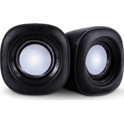 Powertech Essential Sound PT-844 Ηχεία Υπολογιστή 2.0 με Ισχύ 3W σε Μαύρο Χρώμα