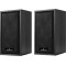 POWERTECH ηχεία Premium sound PT-845 από ξύλο, 2x 3W, 3.5mm, μαύρα