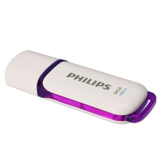 Philips Snow 64GB USB 3.0 Stick Λευκό