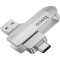 Hoco UD10 32GB USB 2.0 Stick με σύνδεση USB-A & USB-C Ασημί