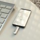 Hoco UD10 32GB USB 2.0 Stick με σύνδεση USB-A & USB-C Ασημί