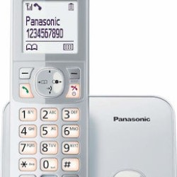 Panasonic KX-TG6811 Ασύρματο Τηλέφωνο με Aνοιχτή Aκρόαση Ασημί