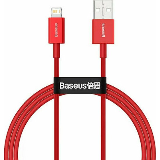 Baseus Superior USB to Lightning Cable Κόκκινο 1m (CALYS-A09)