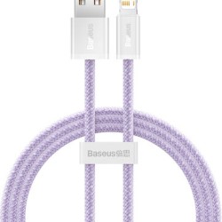 Baseus Dynamic Braided USB to Lightning Cable Μωβ 1m (CALD000405)