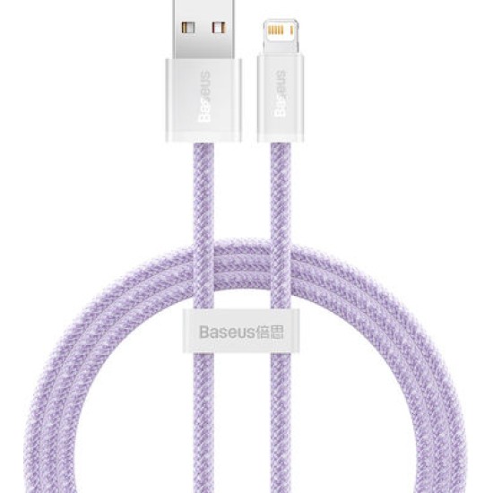 Baseus Dynamic Braided USB to Lightning Cable Μωβ 1m (CALD000405)