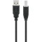 Goobay USB 2.0 Cable USB-A male - Μαύρο 3m (93597)