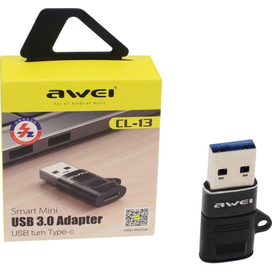 Awei CL-13 Μετατροπέας USB-A male σε USB-C female