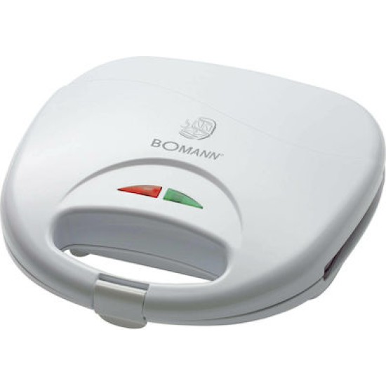 Bomann ST 5016 CB Τοστιέρα για 2 Τοστ 750W Λευκή