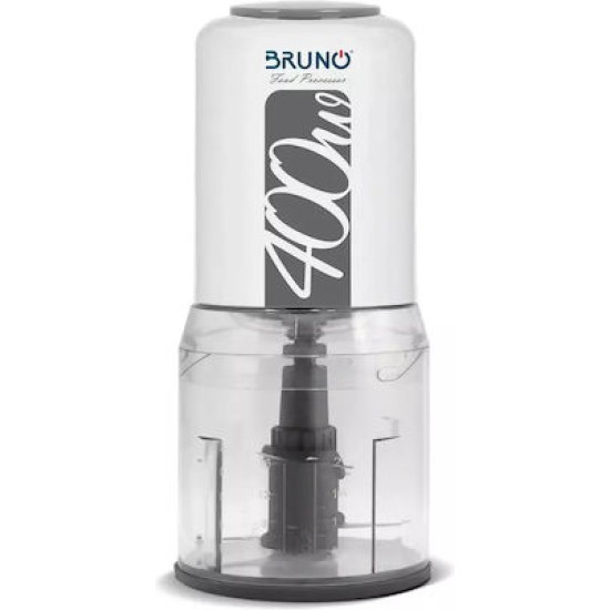 Bruno Πολυκόπτης Multi 400W με Δοχείο 500ml Λευκό