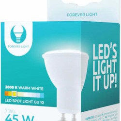 Forever Light Λάμπα LED για Ντουί GU10 Θερμό Λευκό 560lm