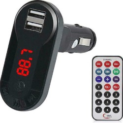 FM Transmitter Αυτοκινήτου T26 με MicroSD / USB